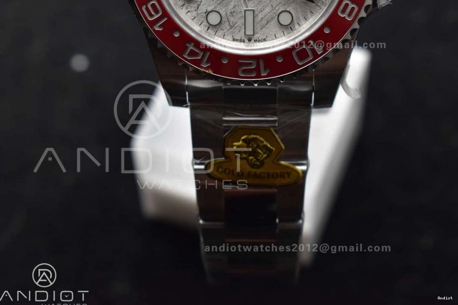 BLRO Edition 1:1 Gain Oyster Meteorite Best Master 930 Factory Dial VR3285 Weight on Gold Real II CHS 126719 Breathable Bracelet GMT 0821